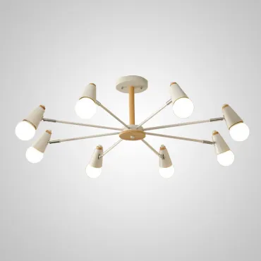 Потолочная люстра ROTARY L8 White Потолочная люстра ROTARY L8 White