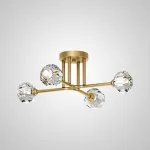 Потолочная люстра RH CH L8 Brass