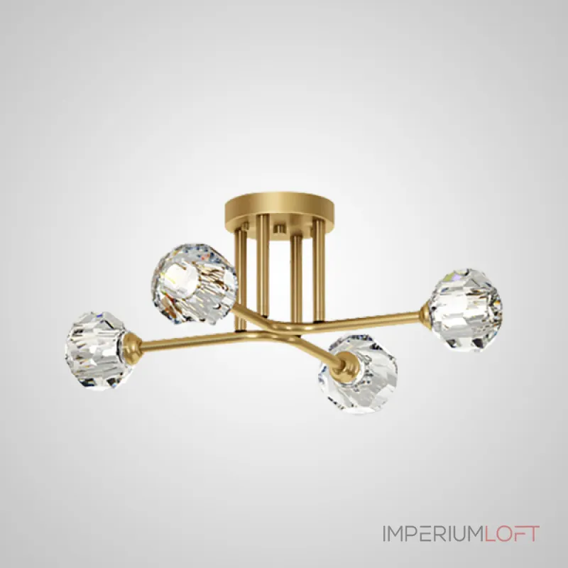 Потолочная люстра RH CH L8 Brass