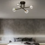 Потолочная люстра RH CH L8 Brass