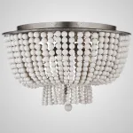 Потолочная люстра JACQUELINE CLEAR FLUSH-MOUNT Crystal