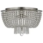 Потолочная люстра JACQUELINE CLEAR FLUSH-MOUNT Crystal