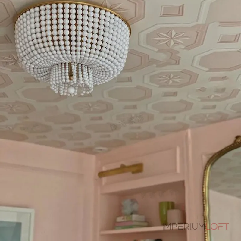 Потолочная люстра JACQUELINE CLEAR FLUSH-MOUNT Crystal