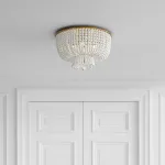 Потолочная люстра JACQUELINE CLEAR FLUSH-MOUNT Crystal