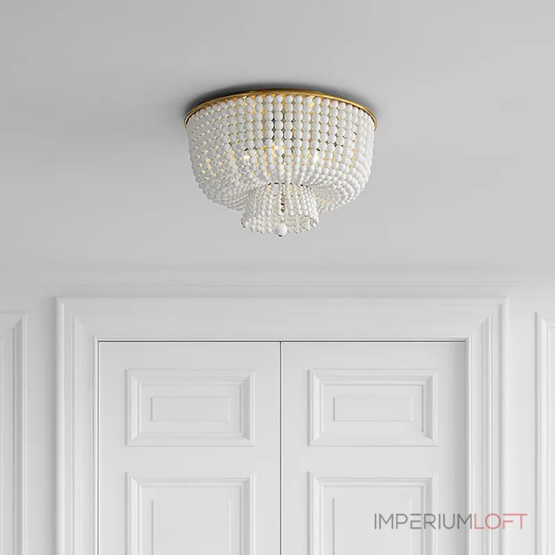 Потолочная люстра JACQUELINE CLEAR FLUSH-MOUNT Crystal