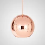 Подвесной светильник Tom Dixon Copper Wide Pendant Lamp D25