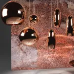 Подвесной светильник Tom Dixon Copper Wide Pendant Lamp D25