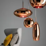 Подвесной светильник Tom Dixon Copper Wide Pendant Lamp D25