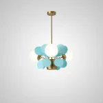 Потолочный светильник Light of MATISSE CH L4 Blue от ImperiumLoft