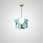 Потолочный светильник Light of MATISSE CH L4 Blue от ImperiumLoft