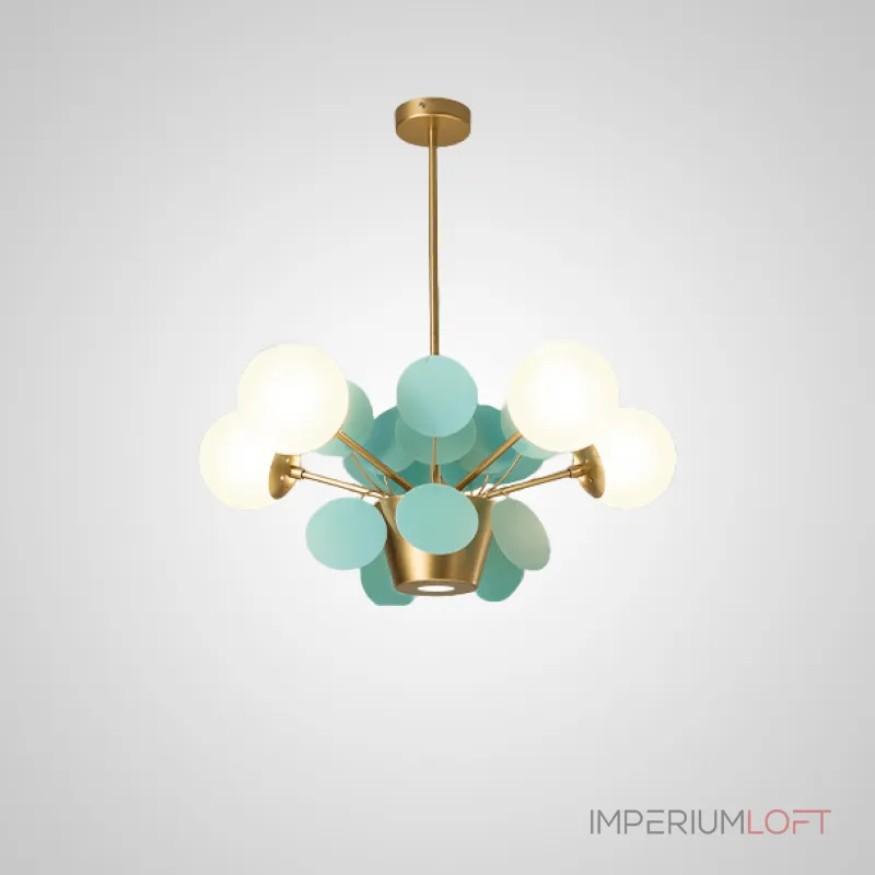 Потолочный светильник Light of MATISSE CH L4 Blue от ImperiumLoft