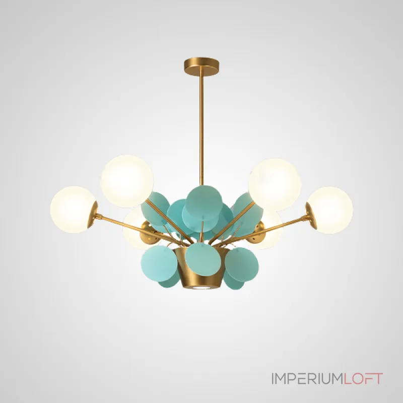 Потолочный светильник Light of MATISSE CH L4 Blue от ImperiumLoft