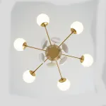 Потолочный светильник Light of MATISSE CH L4 Blue от ImperiumLoft