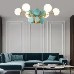 Потолочный светильник Light of MATISSE CH L4 Blue от ImperiumLoft