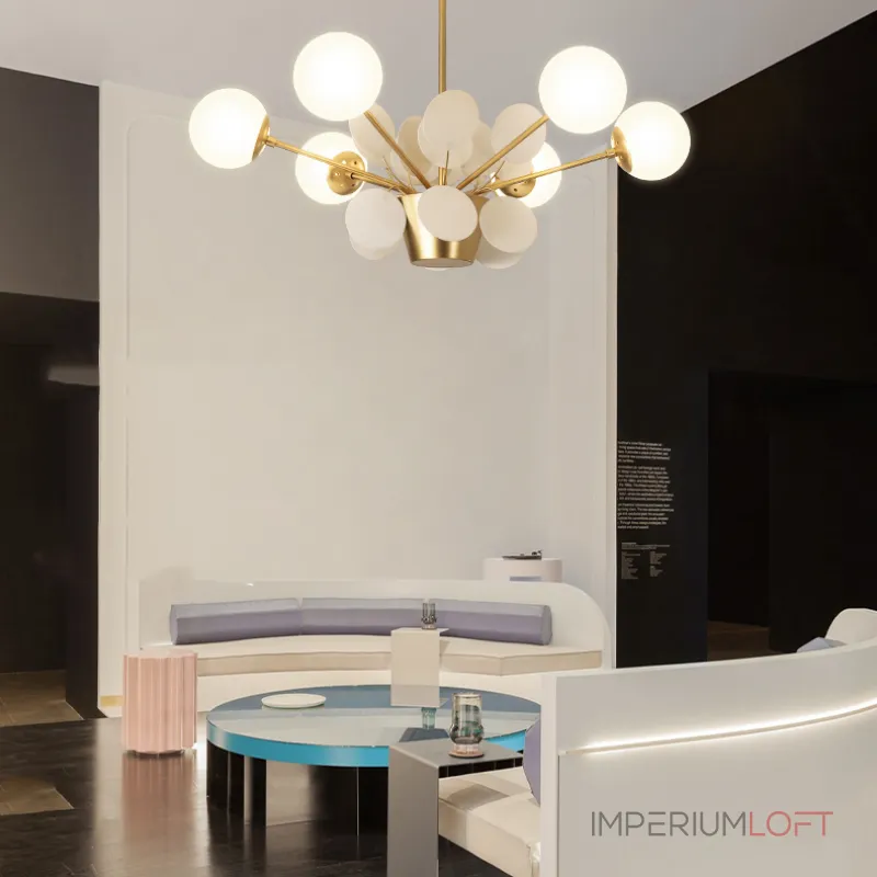 Потолочный светильник Light of MATISSE CH L4 Blue от ImperiumLoft