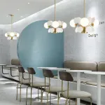 Потолочный светильник Light of MATISSE CH L4 Blue от ImperiumLoft