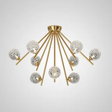 Люстра на штанге INGELA CH L9 Brass