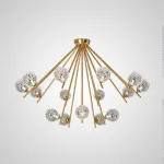 Люстра на штанге INGELA CH L12 Brass