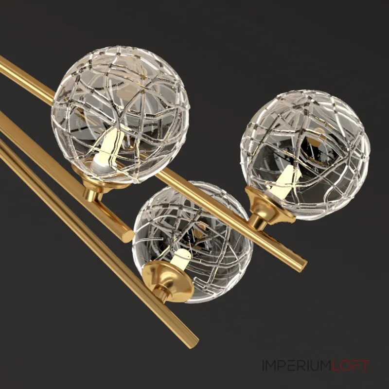 Люстра на штанге INGELA CH L12 Brass