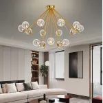 Люстра на штанге INGELA CH L12 Brass