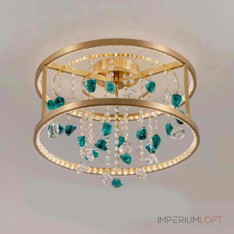 Потолочная люстра PANDORA D30 Turquoise