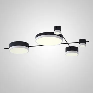 Потолочная люстра CHUTE B Black White