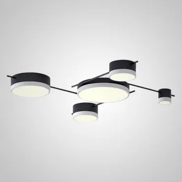 Потолочная люстра CHUTE D Black White