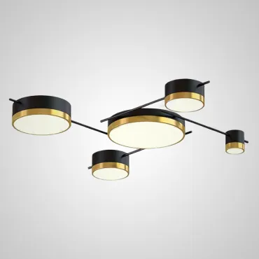 Потолочная люстра CHUTE D Black Gold