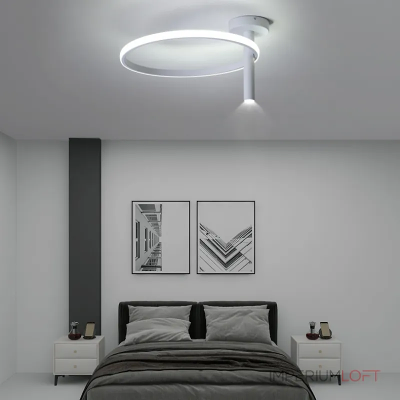 Потолочный светильник MOFFIT D60 White от ImperiumLoft Потолочный светильник MOFFIT D60 White от ImperiumLoft