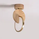 Потолочный светильник GLATT WOOD CH Dark brown от ImperiumLoft