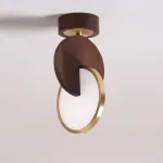 Потолочный светильник GLATT WOOD CH Dark brown от ImperiumLoft