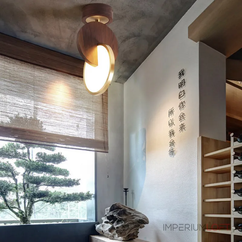 Потолочный светильник GLATT WOOD CH Dark brown от ImperiumLoft Потолочный светильник GLATT WOOD CH Dark brown от ImperiumLoft