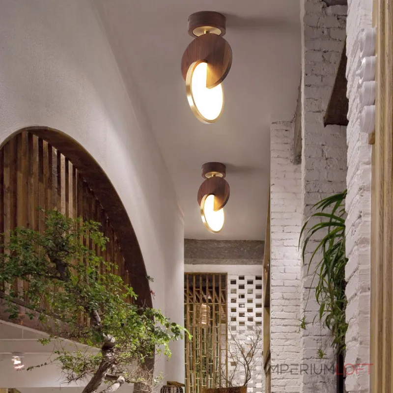 Потолочный светильник GLATT WOOD CH Dark brown от ImperiumLoft Потолочный светильник GLATT WOOD CH Dark brown от ImperiumLoft