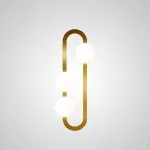 Настенный светильник DIKA L3 Brass от ImperiumLoft