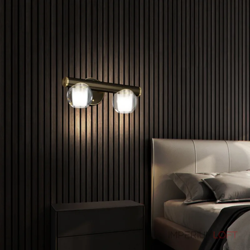 Настенный светильник ILIANA WALL B Brass от ImperiumLoft