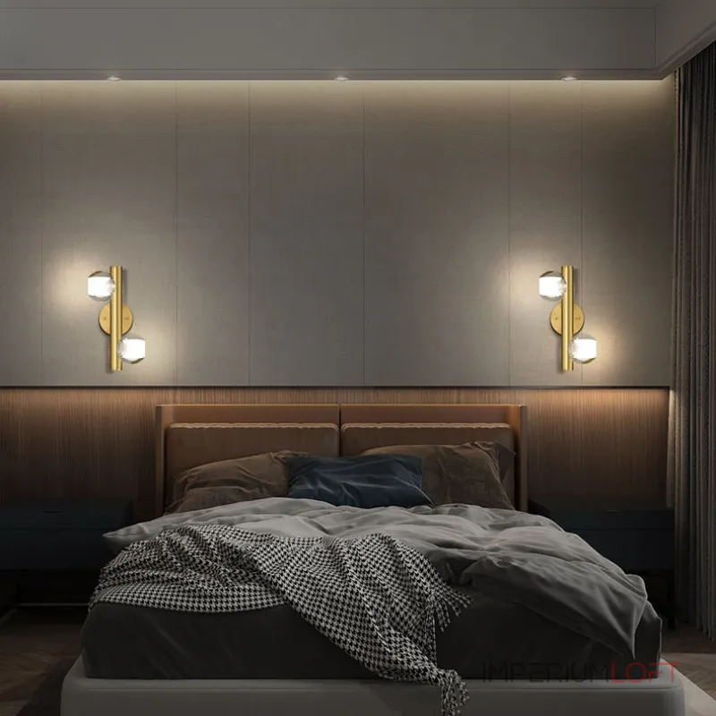 Настенный светильник ILIANA WALL B Brass от ImperiumLoft