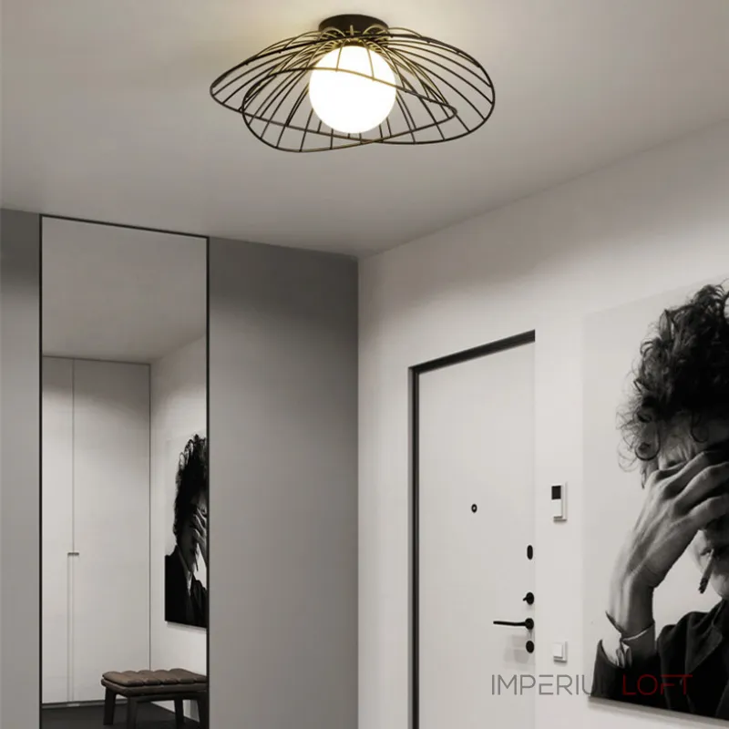 Полоточный светильник JARDIN Black от ImperiumLoft