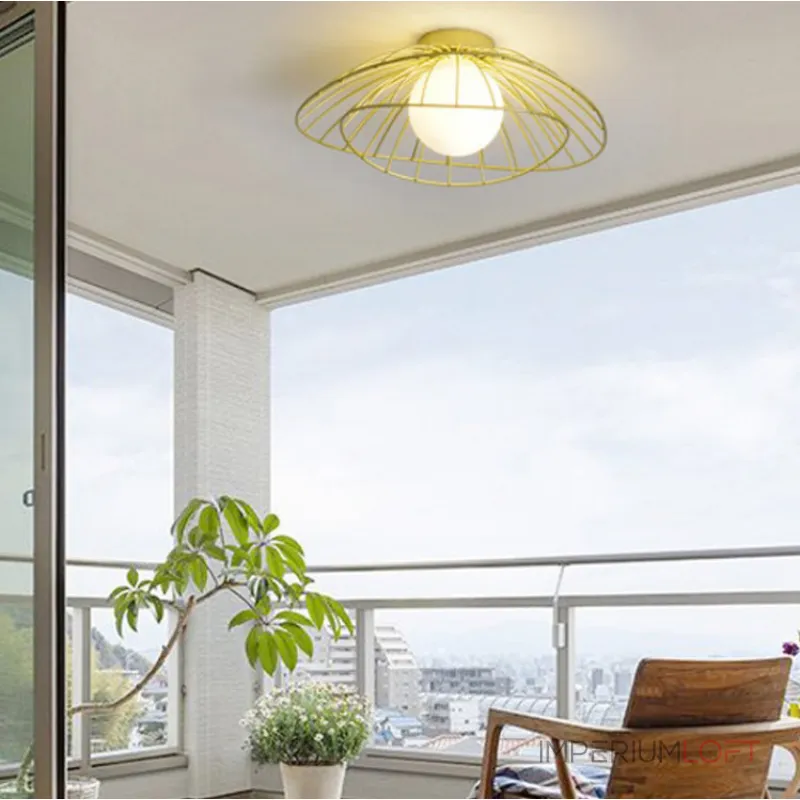 Полоточный светильник JARDIN Black от ImperiumLoft