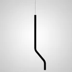 Подвесной светильник AIA A Black c плафоном оригинальной изогнутой формы от ImperiumLoft