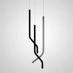 Подвесной светильник AIA A Black c плафоном оригинальной изогнутой формы от ImperiumLoft