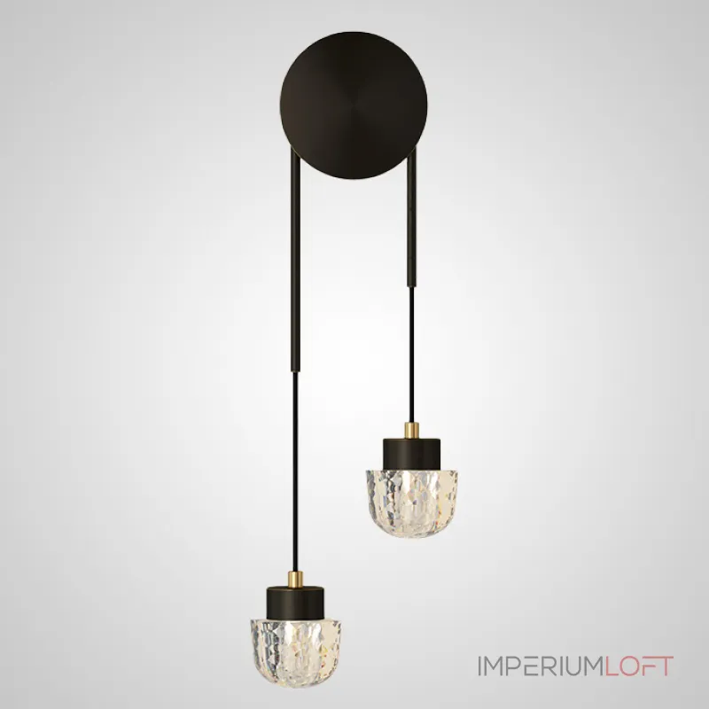 Настенный светильник LYKKE Black от ImperiumLoft Настенный светильник LYKKE Black от ImperiumLoft