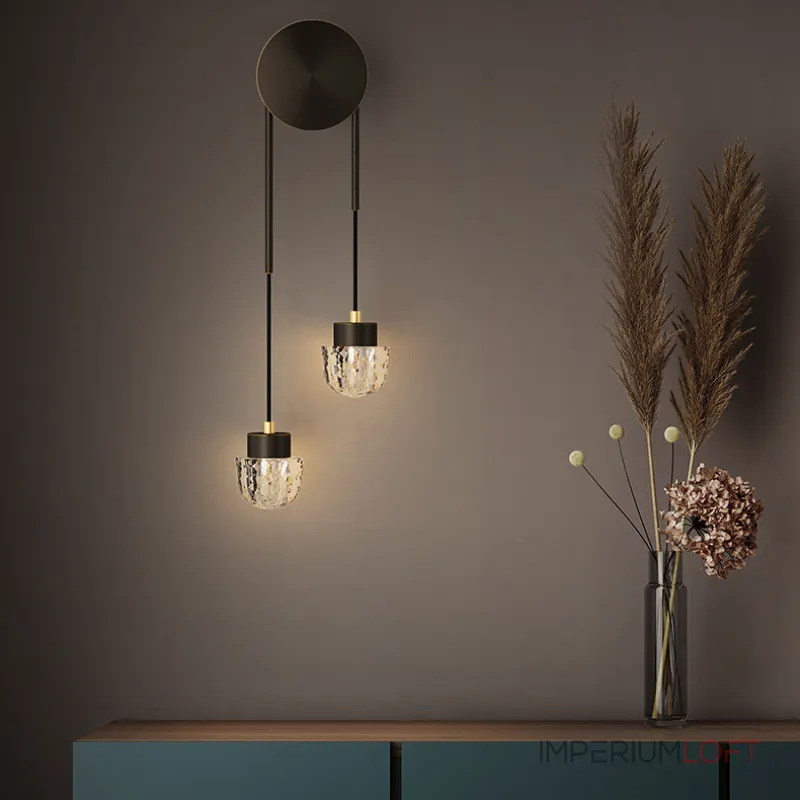 Настенный светильник LYKKE Black от ImperiumLoft Настенный светильник LYKKE Black от ImperiumLoft