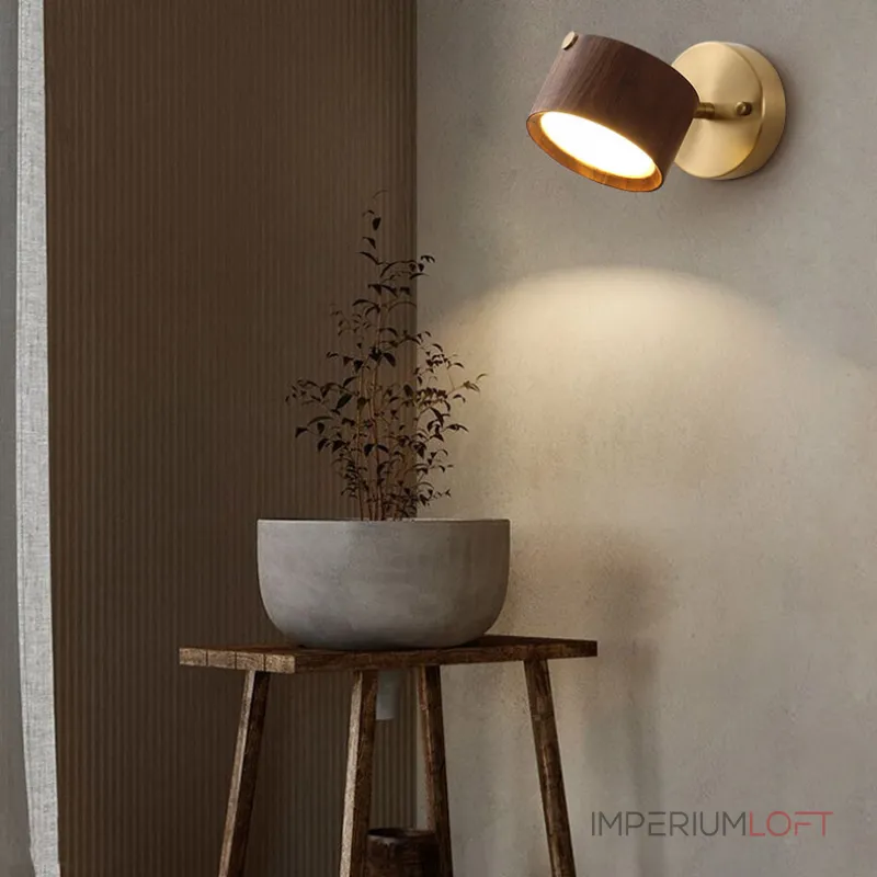 Настенный светильник BERNY A Light brown от ImperiumLoft