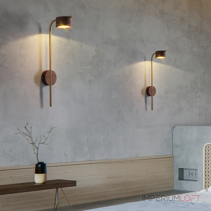 Настенный светильник PATSY H55 Dark brown от ImperiumLoft