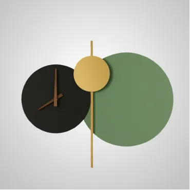 Настенные часы SPENSER D Black Green