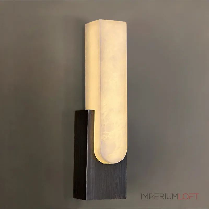 Настенный светодиодный светильник с прямоугольным плафоном из мрамора MIRCA B Black от ImperiumLoft Настенный светодиодный светильник с прямоугольным плафоном из мрамора MIRCA B Black от ImperiumLoft