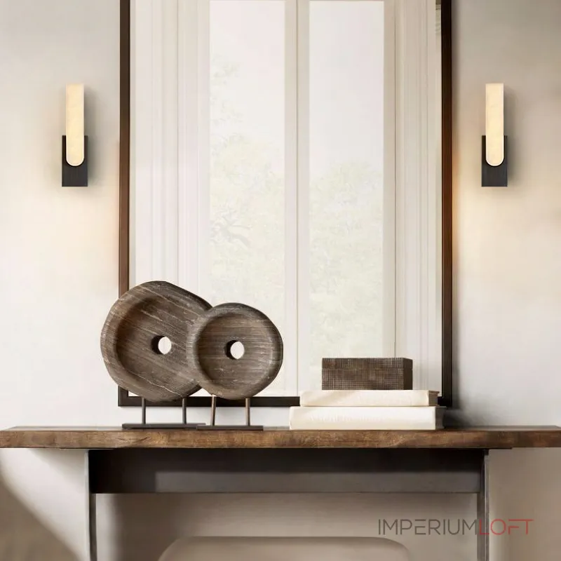 Настенный светодиодный светильник с прямоугольным плафоном из мрамора MIRCA B Black от ImperiumLoft Настенный светодиодный светильник с прямоугольным плафоном из мрамора MIRCA B Black от ImperiumLoft