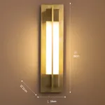 Настенный светильник GLEE C H55 Brass от ImperiumLoft