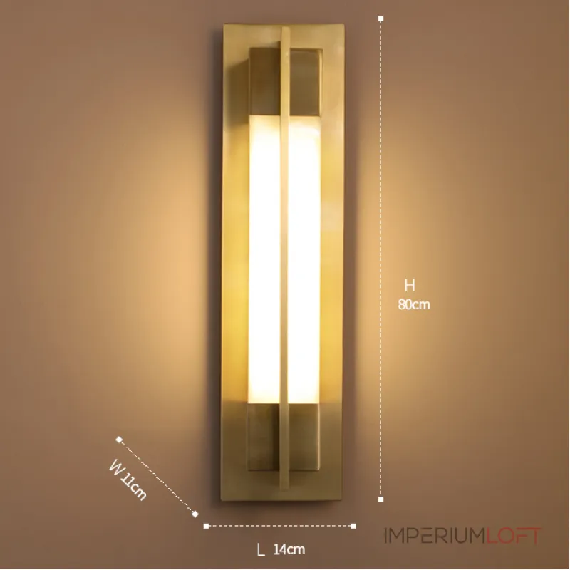 Настенный светильник GLEE C H55 Brass от ImperiumLoft Настенный светильник GLEE C H55 Brass от ImperiumLoft