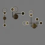 Настенный светильник ZINGY B Black от ImperiumLoft